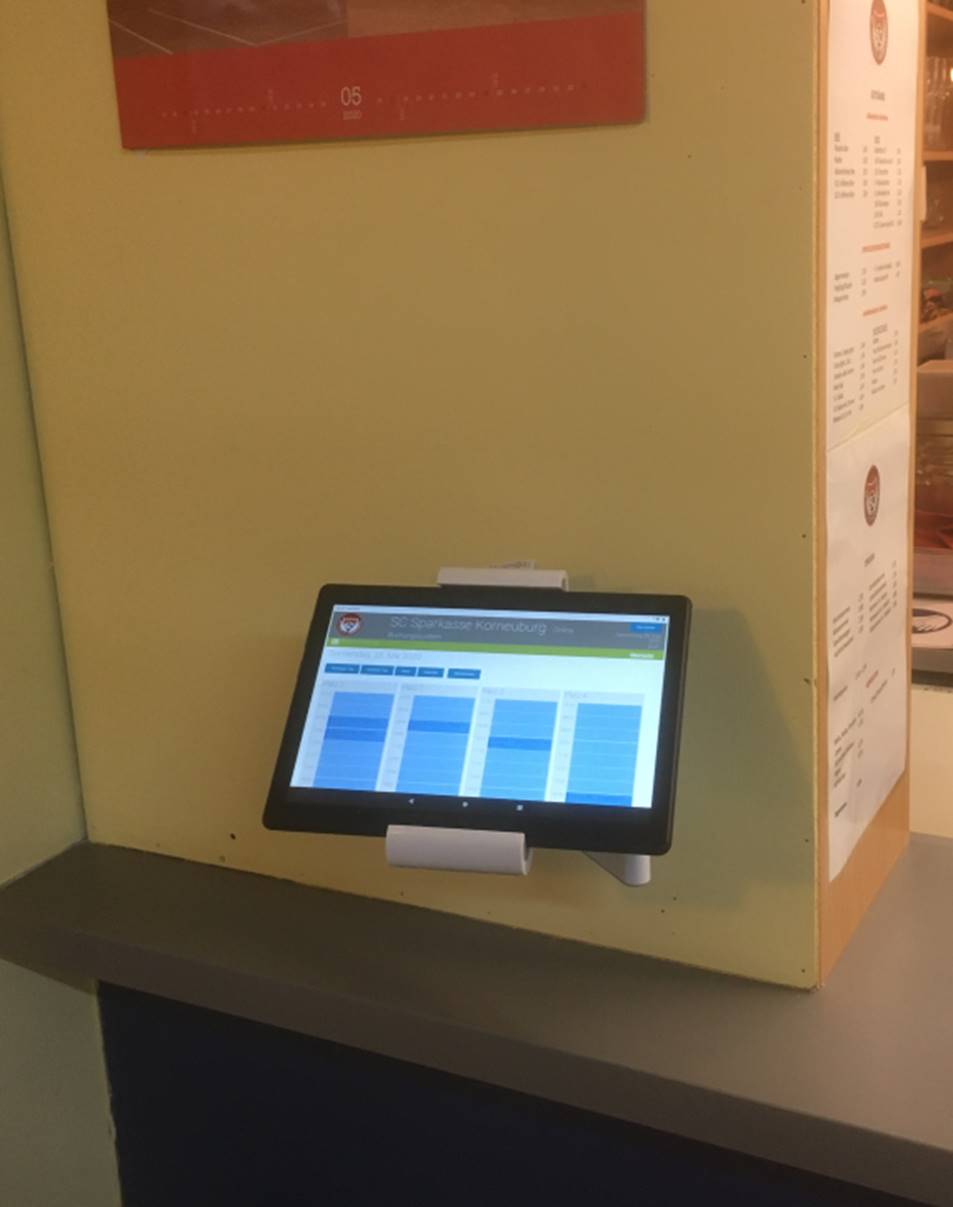 Referenz SC Sparkasse Korneuburg - Terminal